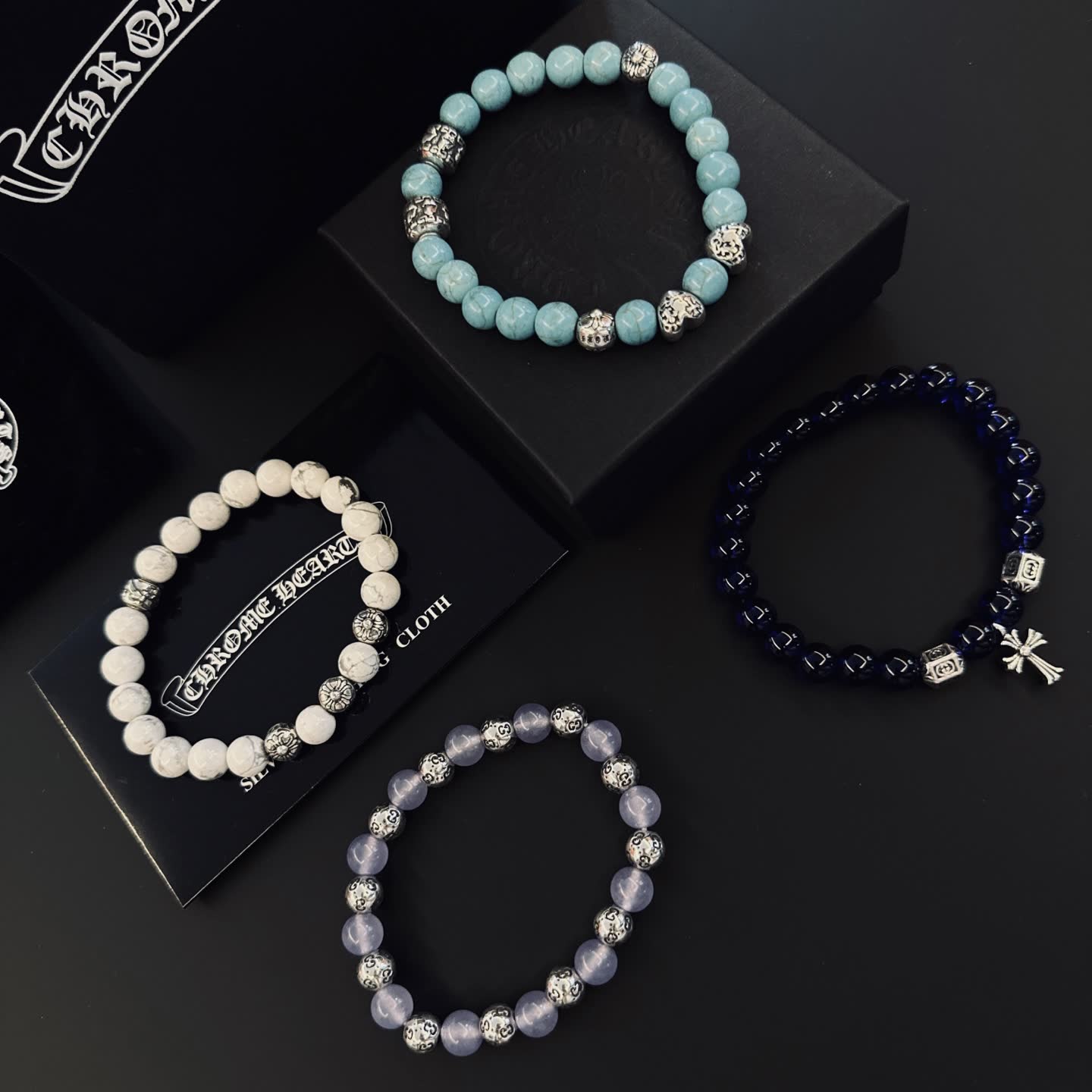 Chrome Hearts Beaded Bracelets Set